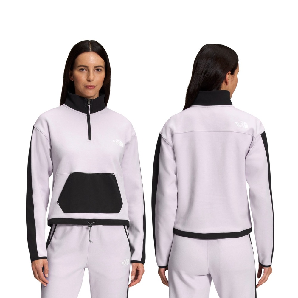 The North Face Pullover TNF Tech 1/4 Zip Fleece Lavender Fog‎ XL Gorpcore